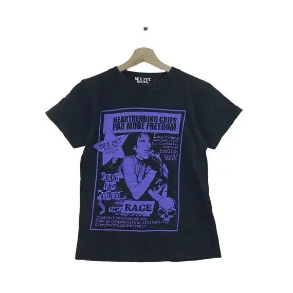 Vintage Vtg SEX POT REVENGE Punk Seditionaries The Rage Tee Shirt Size S / US 4 / IT 40 - 1 Thumbnail