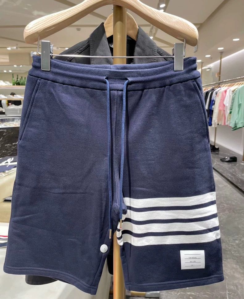 Thom Browne Thom Browne Striped Blue Shorts - dmc Size US 30 / EU 46 - 1 Thumbnail