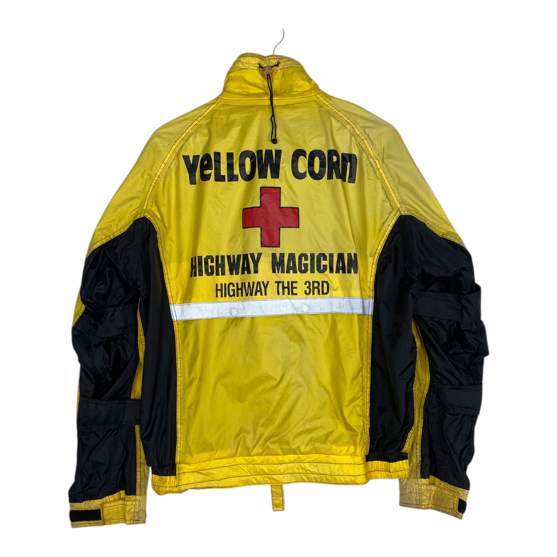 Kadoya 💥YELLOW CORN UTILITY RACING BIKER JACKET Size US XL / EU 56 / 4 - 10 Thumbnail