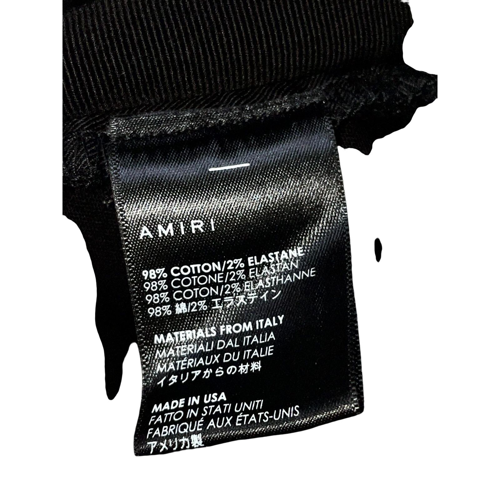 Amiri Amiri Stripe Cargo Black & Red Pants Size US 38 / EU 54 - 3 Thumbnail