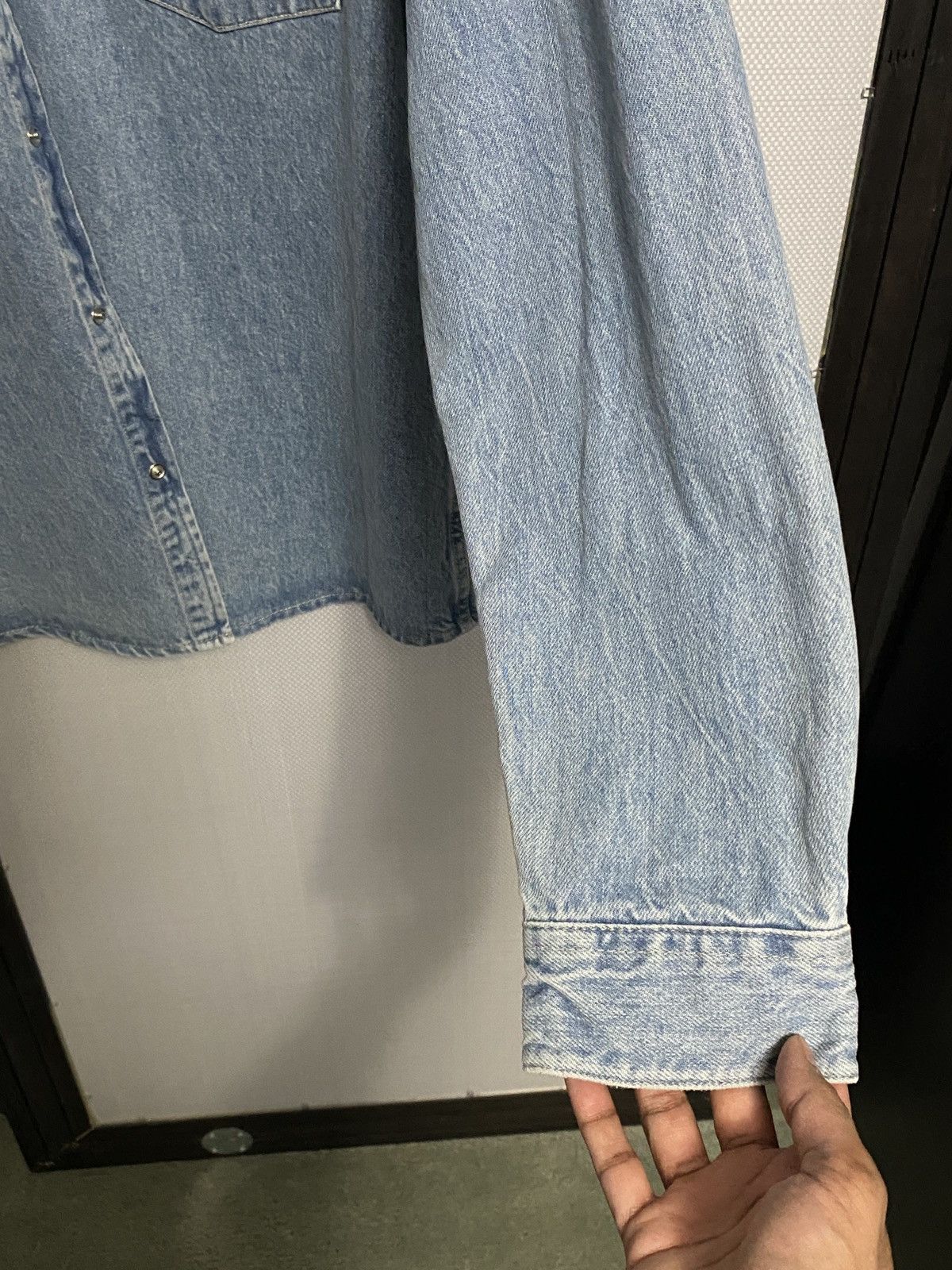 River Island Western Denim shirt Size US L / EU 52-54 / 3 - 8 Thumbnail