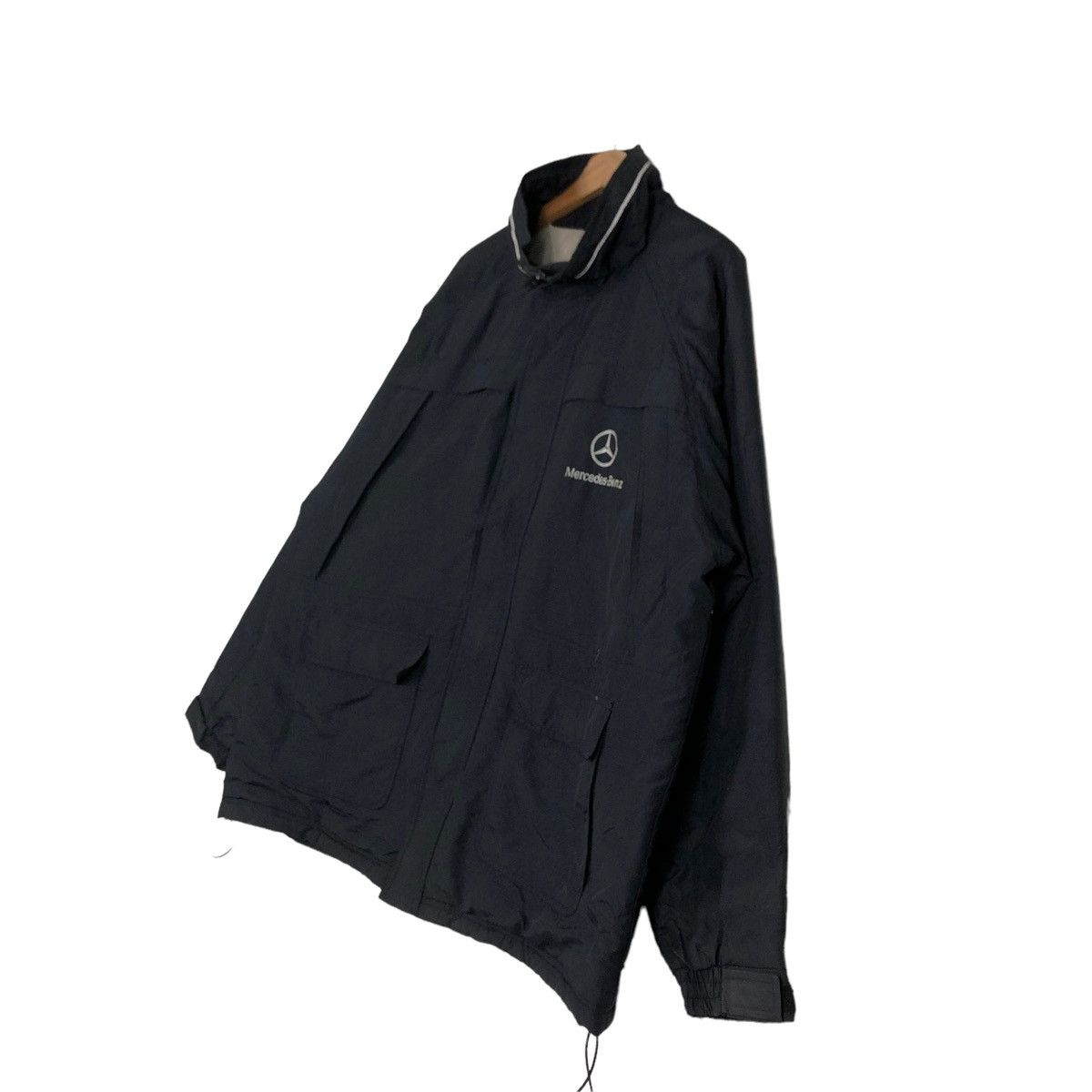 Japanese Brand 🔥VINTAGE LIGHT PUFFER BOMBER JACKET MERCEDES-BENZ BIG LOGO Size US L / EU 52-54 / 3 - 2 Thumbnail