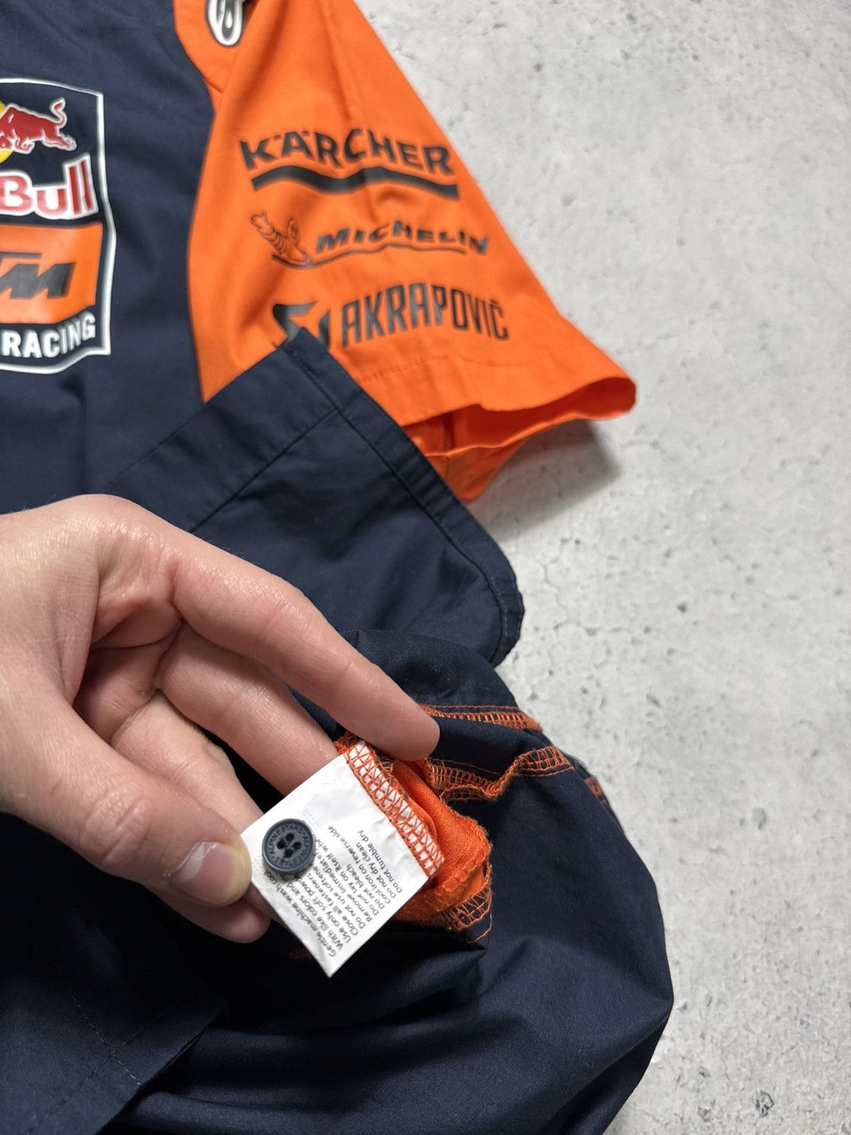 Vintage KTM Moto RedBull Alpinestars Vintage Racing Button Shirt Size US L / EU 52-54 / 3 - 9 Thumbnail