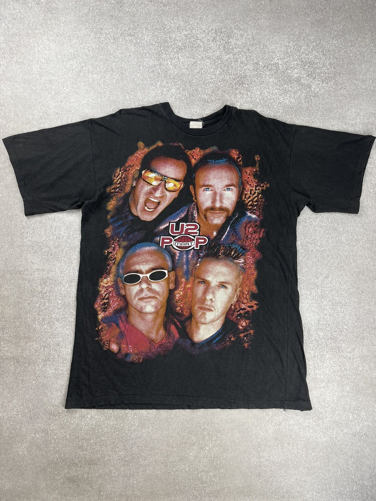 Band Tees × Vintage Vintage 1997 U2 PopMart Tour T-Shirt Size US XXL / EU 58 / 5 - 1 Thumbnail