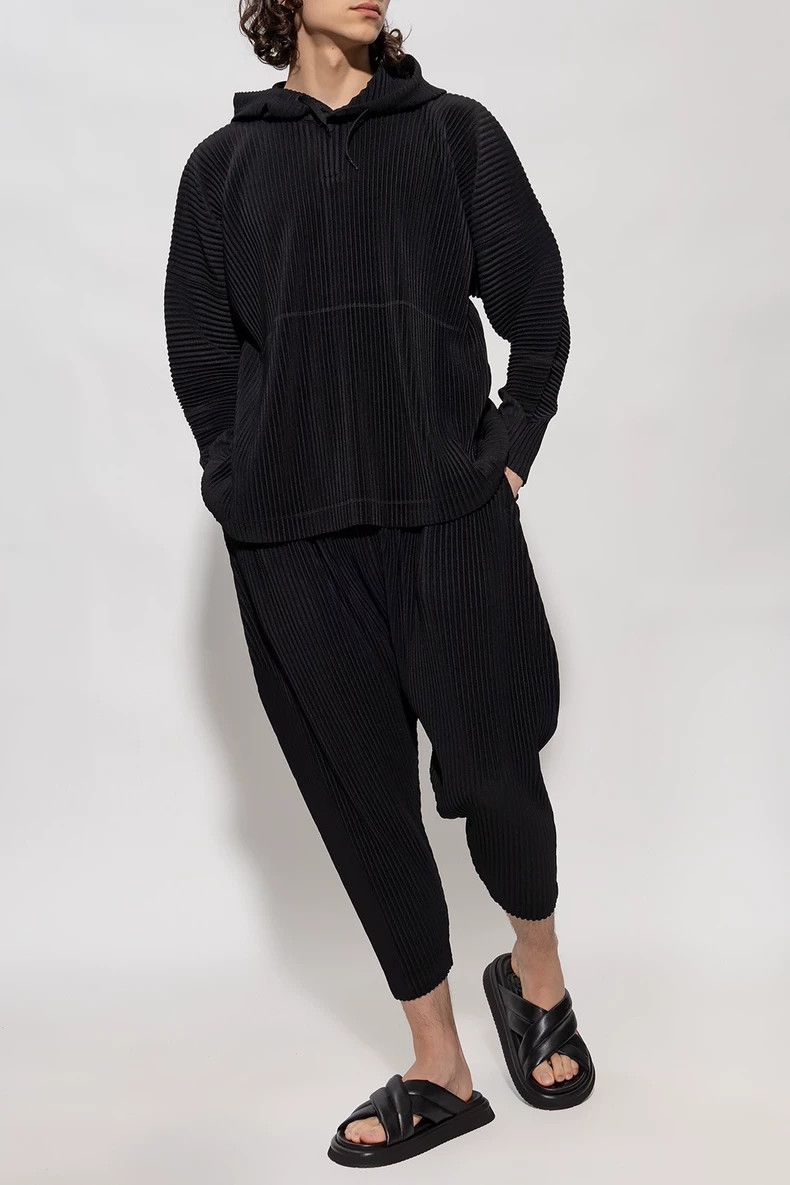 Issey Miyake Issey Miyake size:2 Black pleated sweatshirt Size S / US 4 / IT 40 - 2 Thumbnail