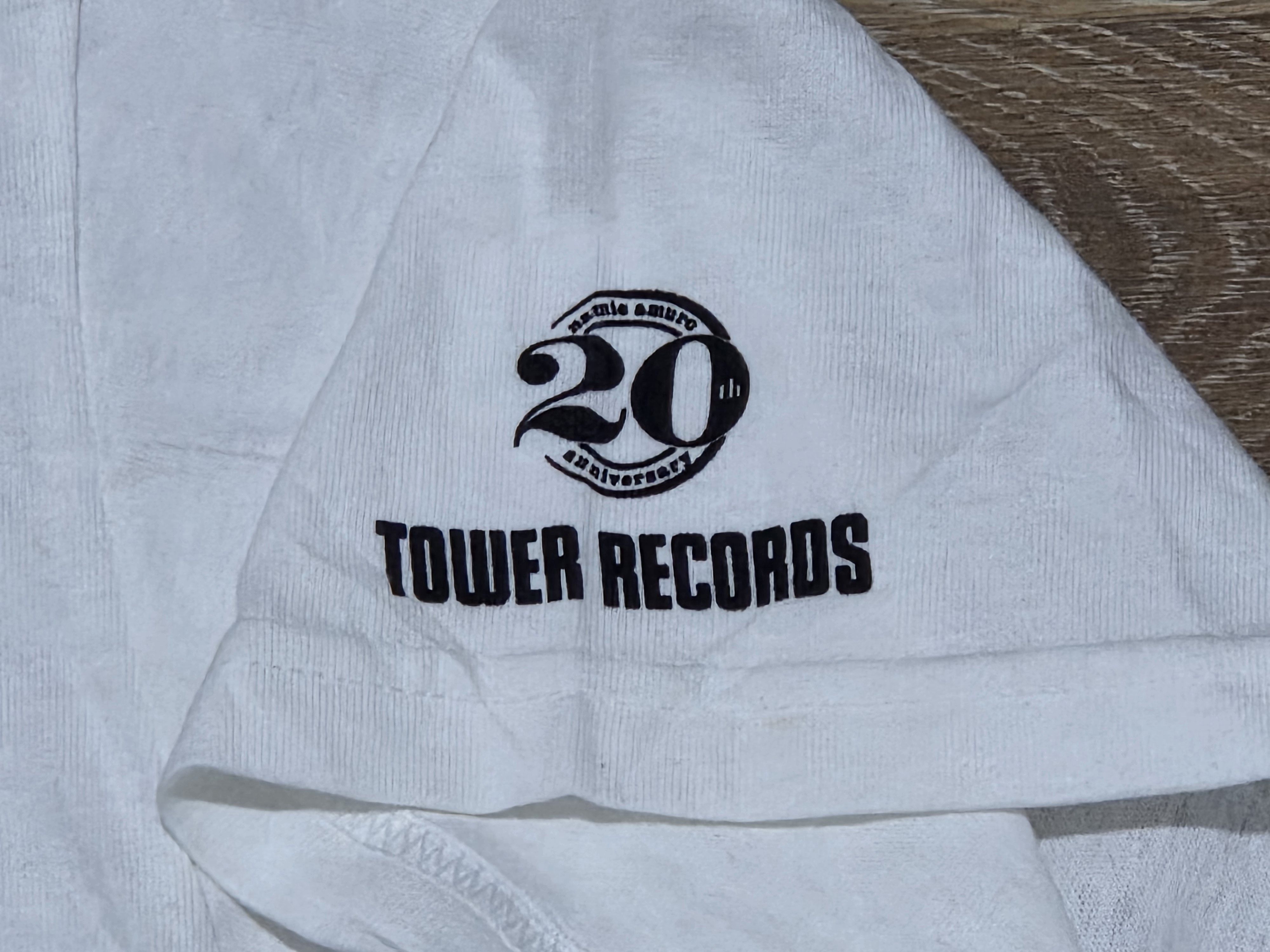 Band Tees Vintage NAMIE AMURO Uncontrolled Album Tower Records Shirt Size US M / EU 48-50 / 2 - 5 Thumbnail