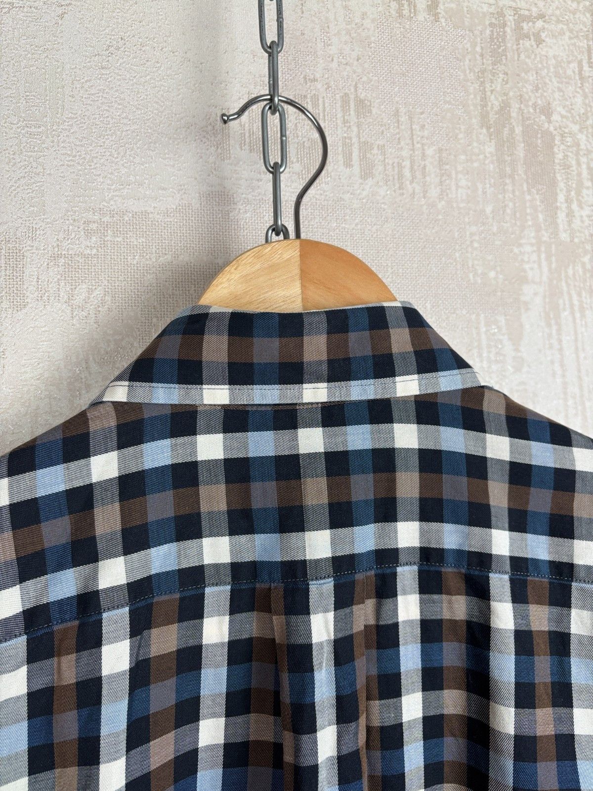 Aquascutum VTG Aquascutum of London Check Shirt Pocket Shirt Size US S / EU 44-46 / 1 - 18 Thumbnail