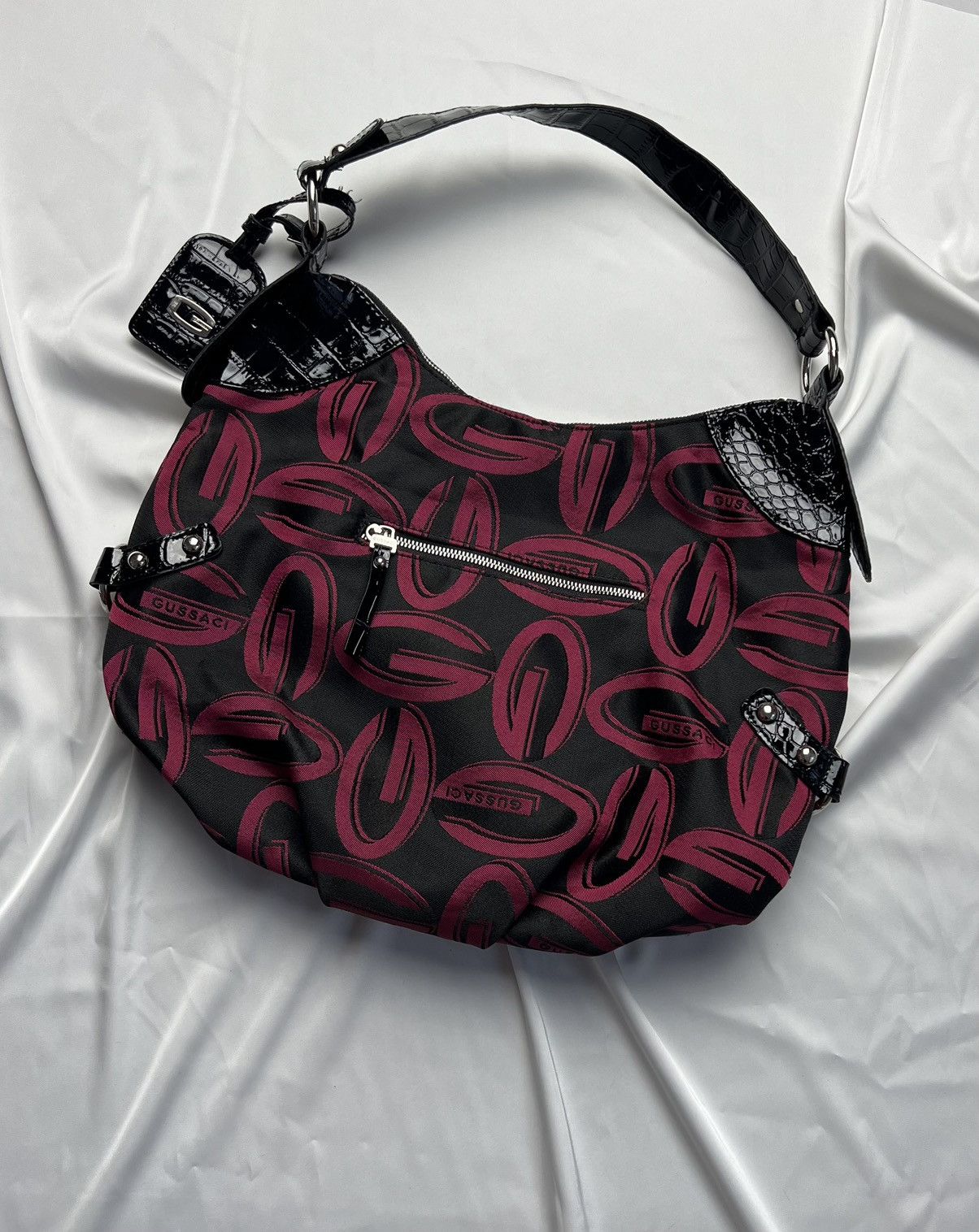 Guess GUSSACI vintage monogram bag Size ONE SIZE - 5 Thumbnail