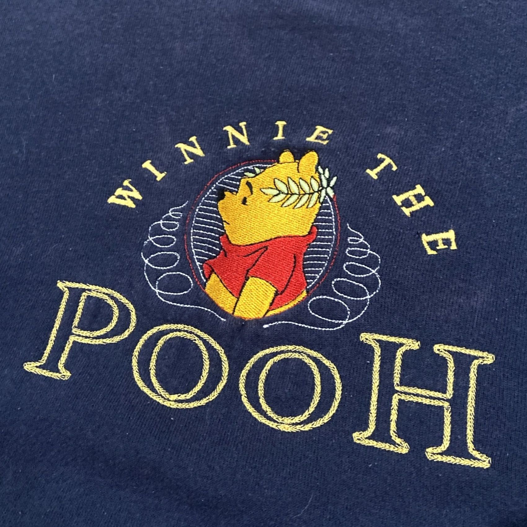 Disney VTG 1990s Winnie The Pooh Disney Sweatshirt 100 Acre Wood Collection Womens L Multicolor Pullover Sweatshirt Womens Mens Girls Boys Size L / US 10 / IT 46 - 3 Thumbnail