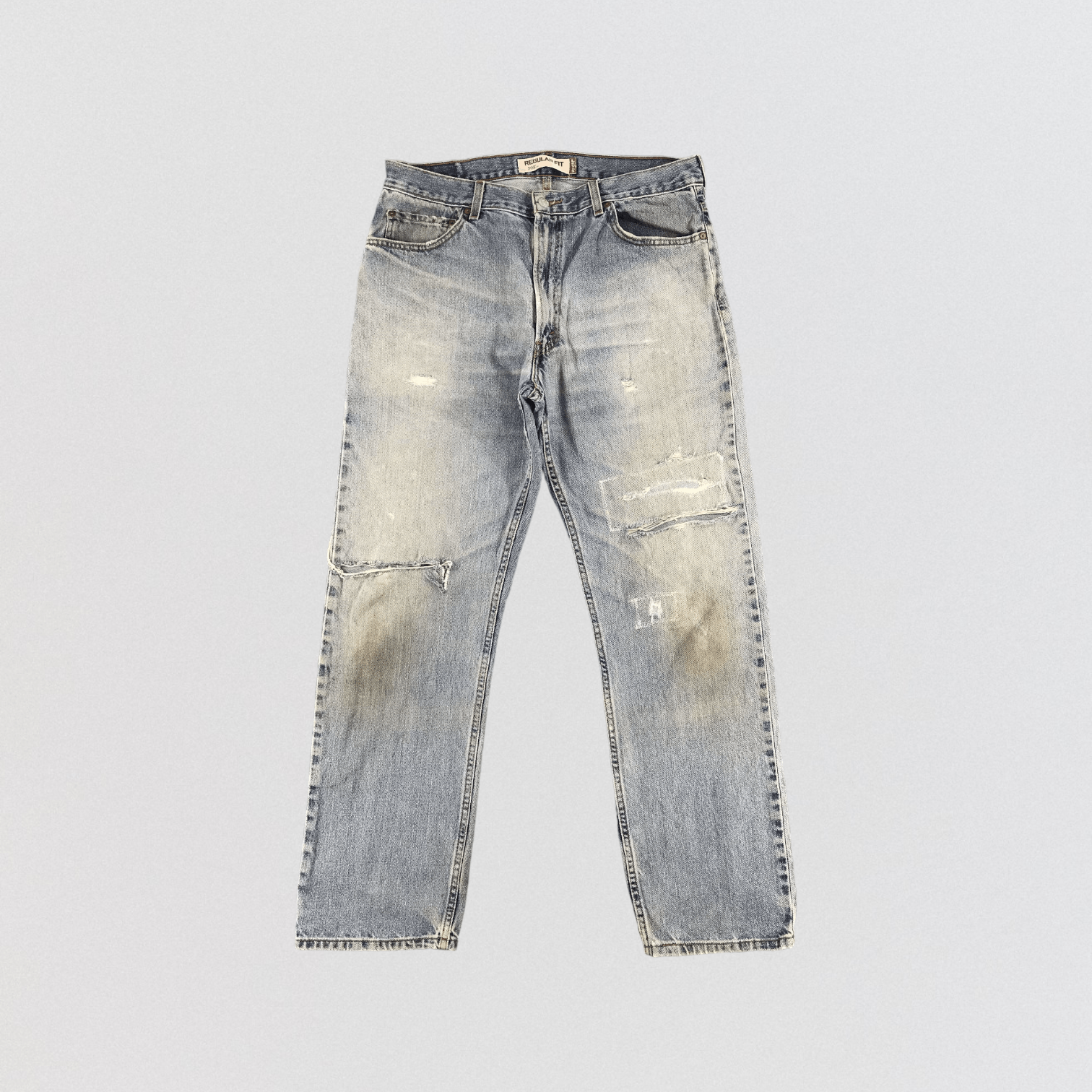 image of Light Wash Levis 505 Jeans-Jm1873 in Blue, Men's (Size 37)