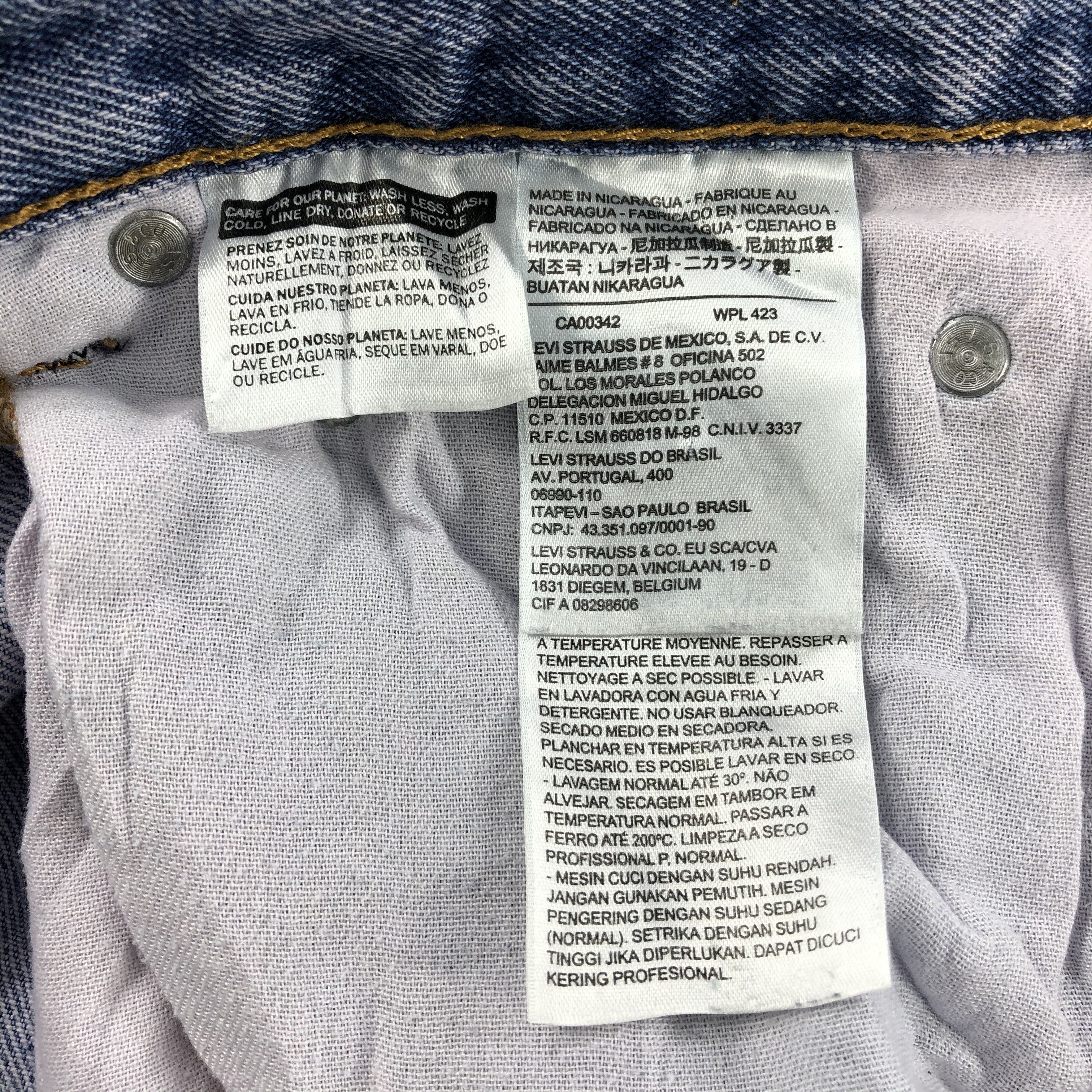 Levi's Light Washed Denim Vintage Levis 550 Jeans-J1036 Size US 34 / EU 50 - 9 Thumbnail