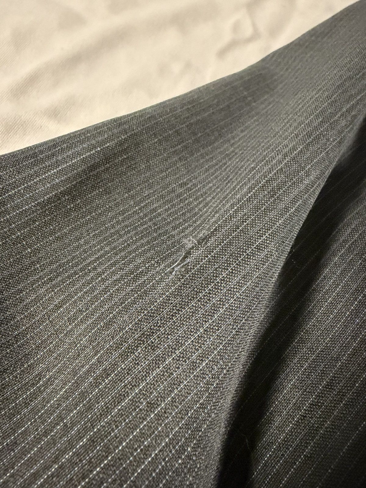 Valentino Valentino Roma Men’s 2 Button Grey Blazer Pinstripe Size 46R Size 46R - 9 Thumbnail