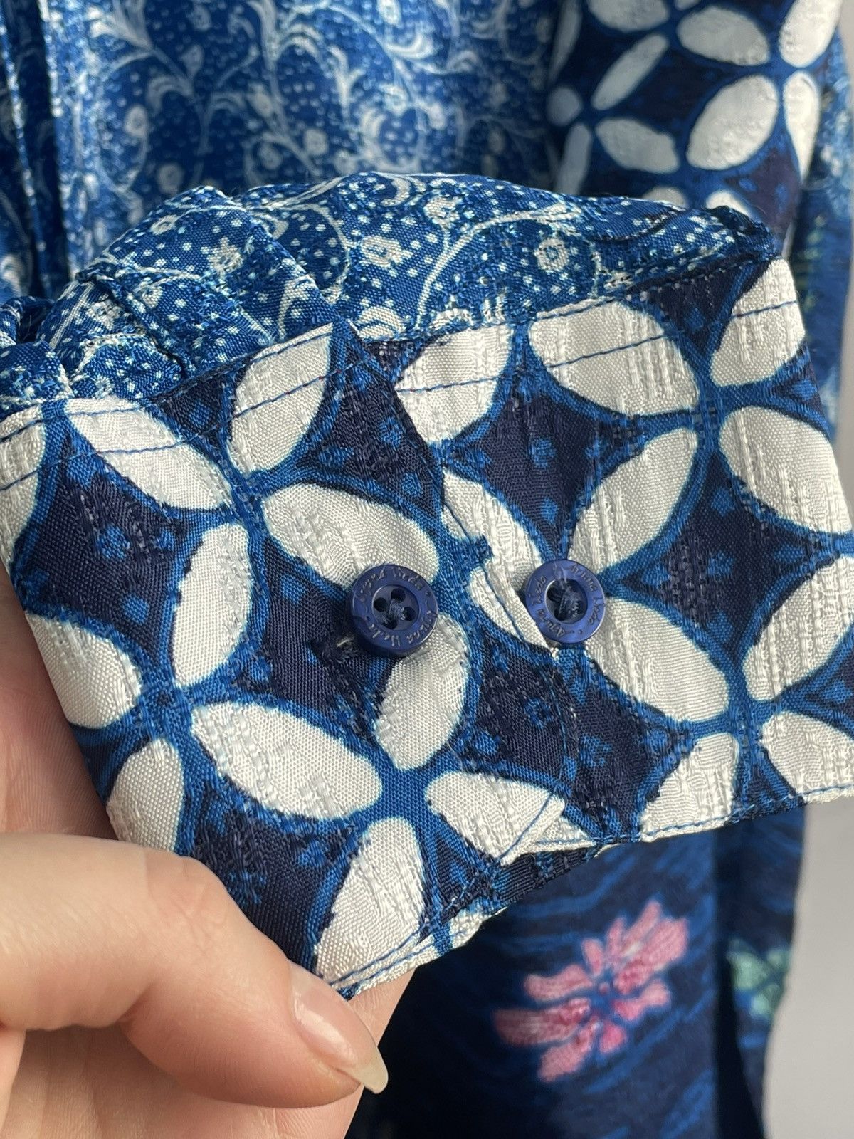 Japanese Brand Rare japanese luxury shirt button up overprint y2k Size US L / EU 52-54 / 3 - 7 Thumbnail