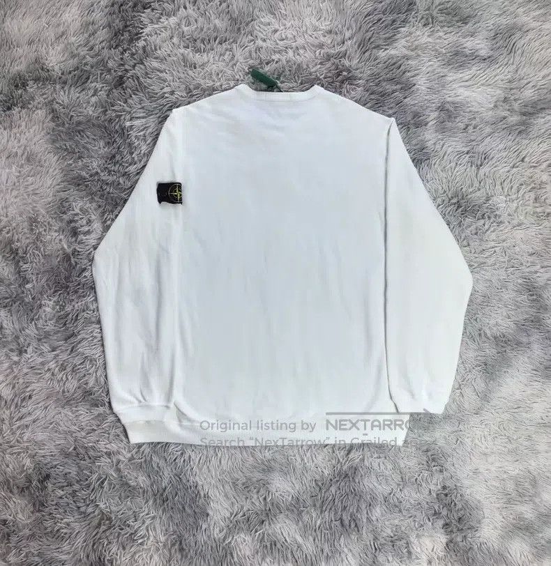 Stone Island Stone Island White Basic Sweatshirt Size US XXL / EU 58 / 5 - 6 Thumbnail