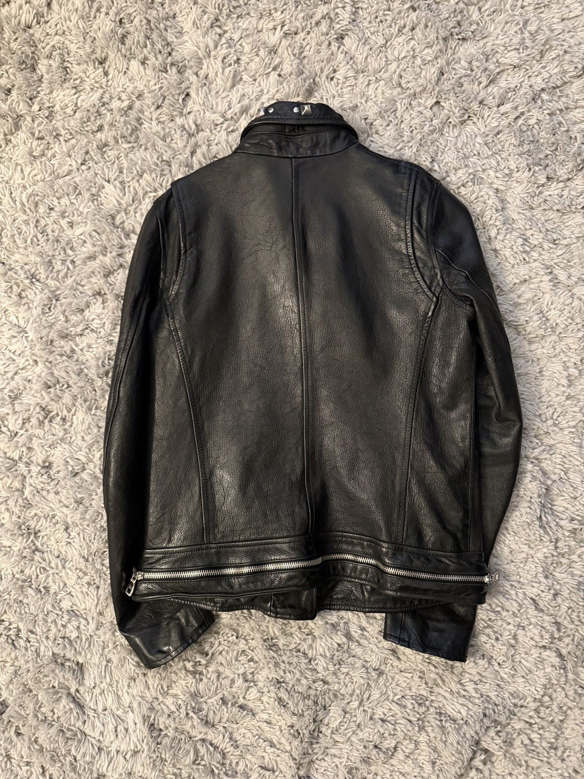 Balmain Balmain SS11 Christophe Decarnin Chain Leather Jacket Size US XS / EU 42 / 0 - 4 Thumbnail