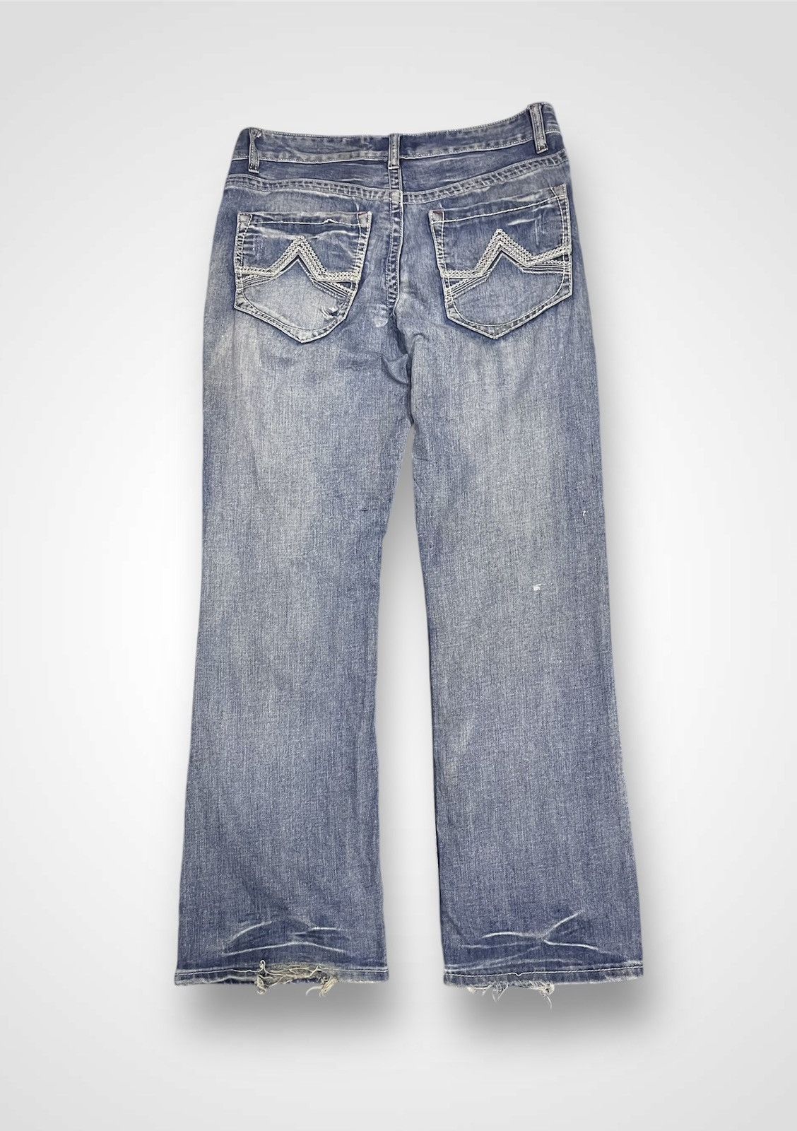 Japanese Brand INC Distressed Jeans (14) Size US 34 / EU 50 - 2 Thumbnail