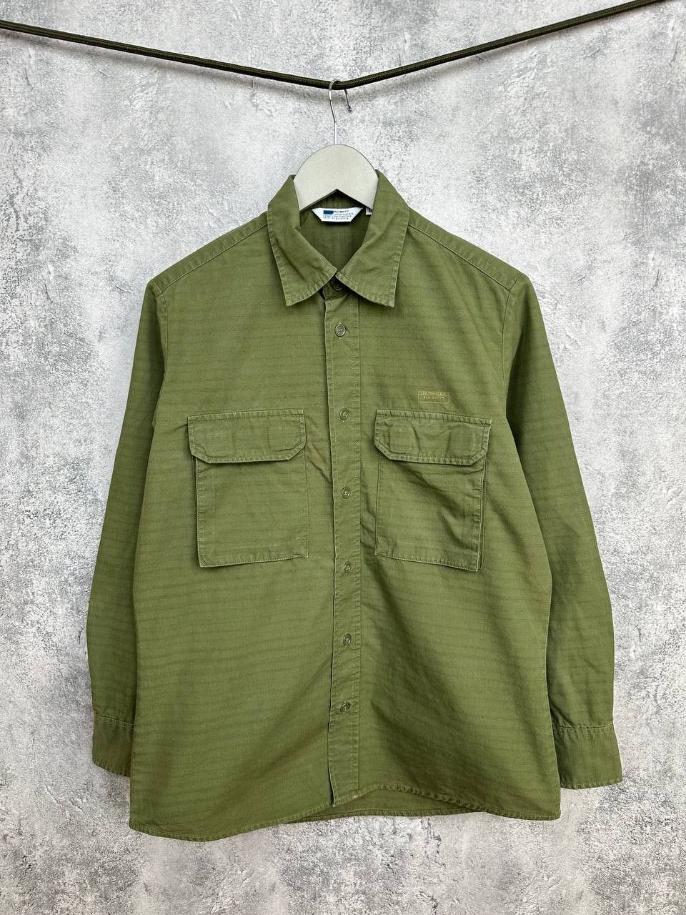 Levi's Vintage Clothing Levi's All-Duty Army Shirt Vintage 09/98 Portugal Striped Size US M / EU 48-50 / 2 - 1 Thumbnail