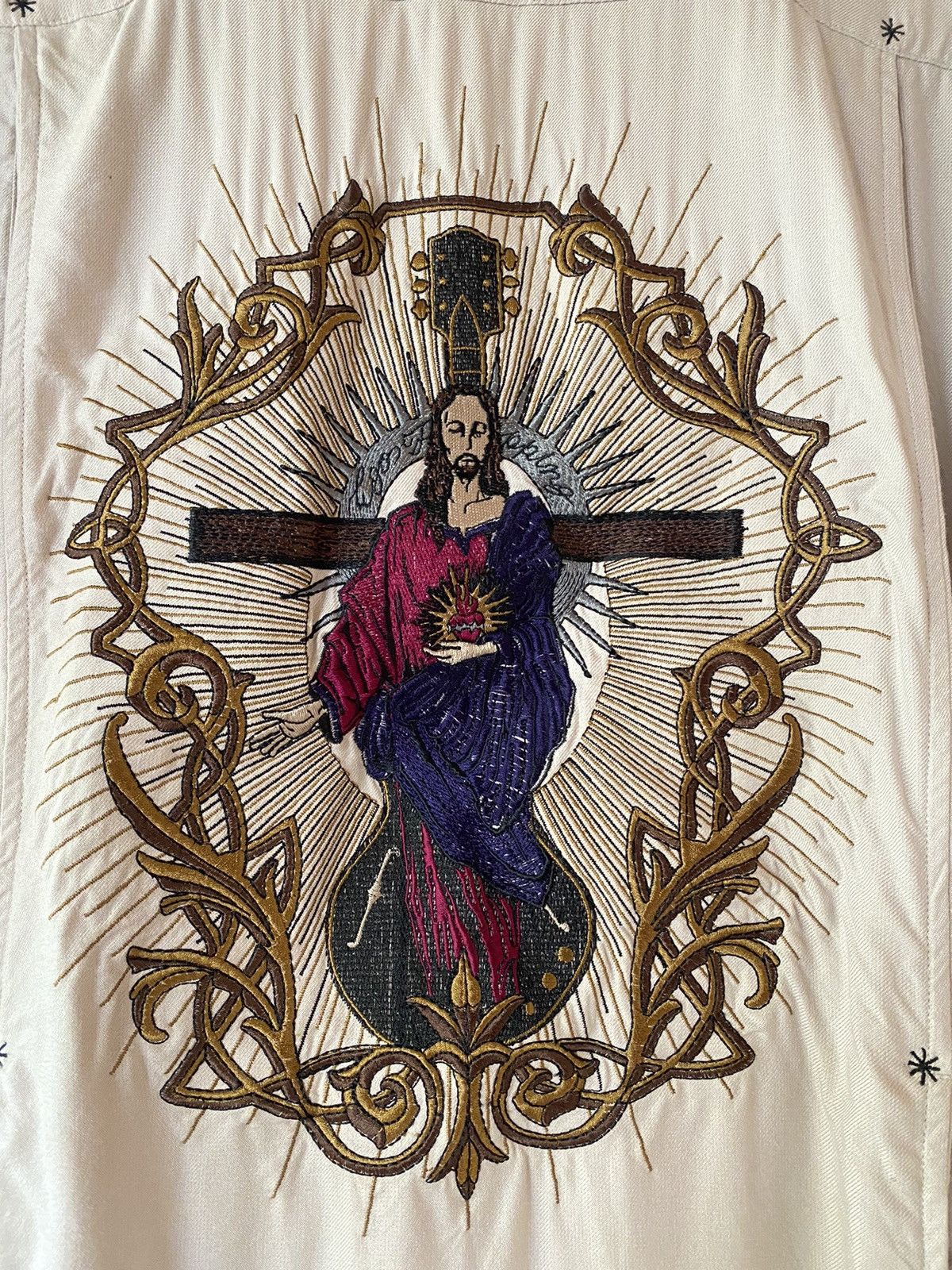 Hysteric Glamour × If Six Was Nine × Le Grande Bleu (L.G.B.) Y2k Ego tripping cross jesus shirt Size US L / EU 52-54 / 3 - 4 Thumbnail