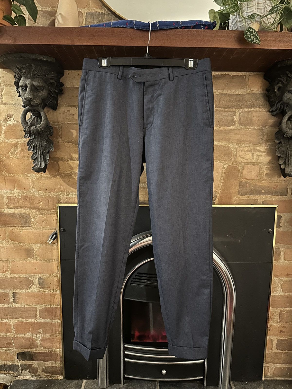 Nordstrom Nordstrom Men’s Shop Navy Blue Dress Pants 32x32 Size 38R - 1 Thumbnail