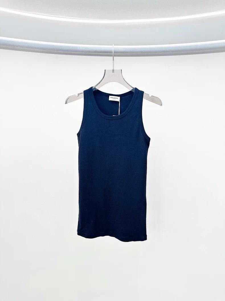 Saint Laurent Paris Saint Laurent Paris Black knit vest Size XS / US 0-2 / IT 36-38 - 1 Thumbnail