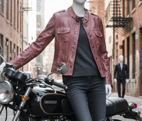Leather Vintage Alba moda leather jacket Size XS / US 0-2 / IT 36-38 - 7 Thumbnail