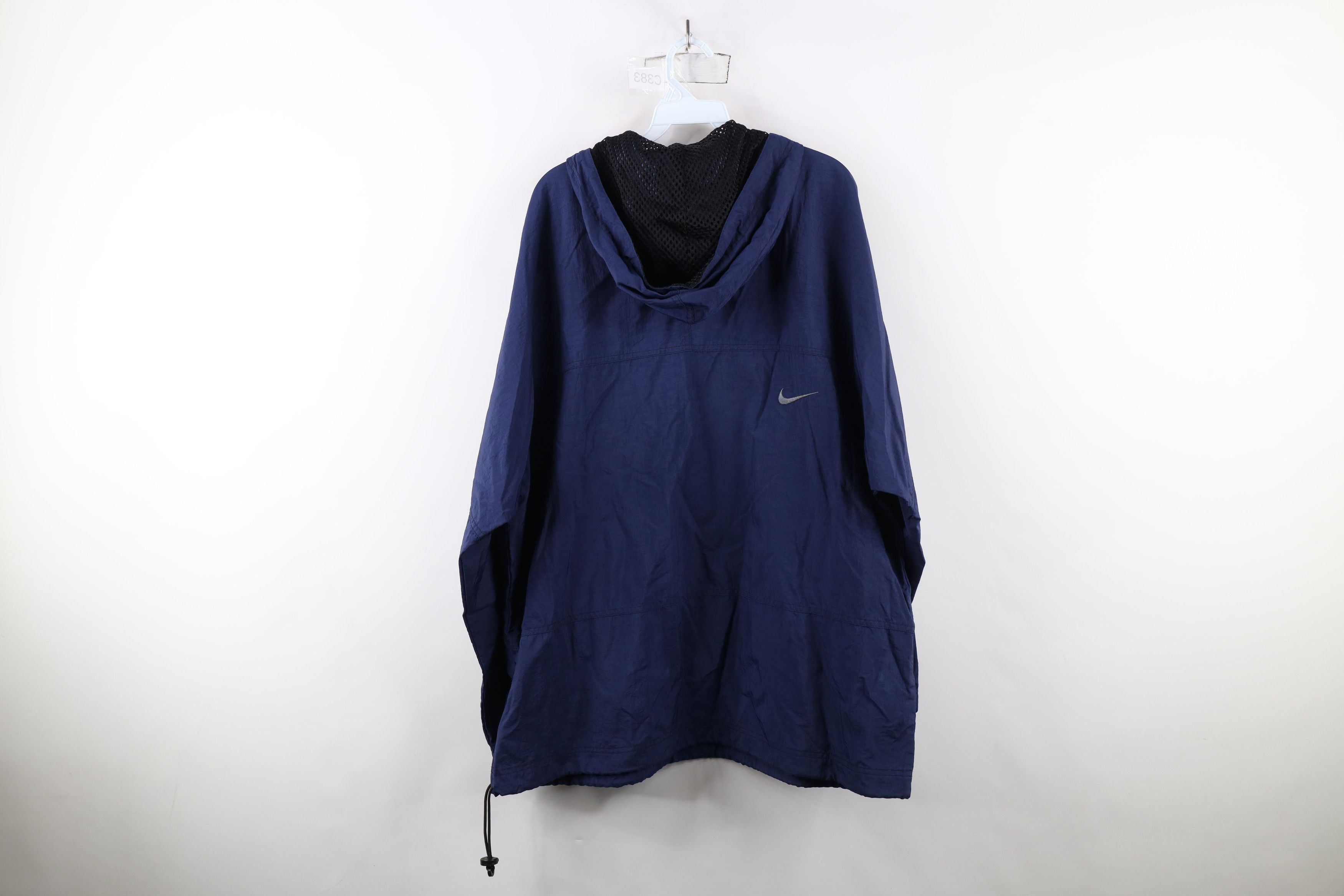 Nike × Vintage Vintage 90s Nike Scott Center Swoosh Hooded Anorak Jacket Size US M / EU 48-50 / 2 - 12 Thumbnail