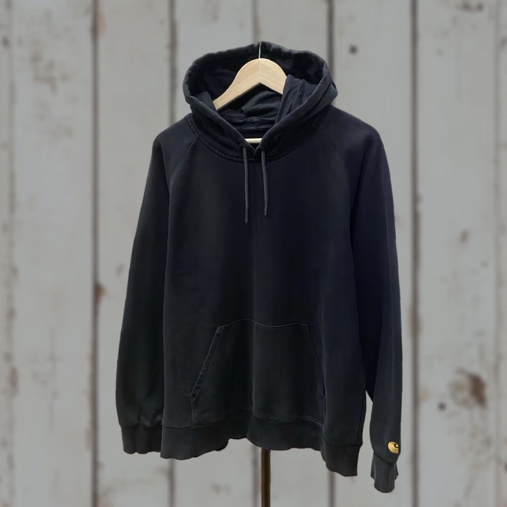 Carhartt VINTAGE Carhartt Hoodie Mens L Black 90s Rare Retro Pullover Hoodie 90s Mens Black Size US L / EU 52-54 / 3 - 1 Thumbnail