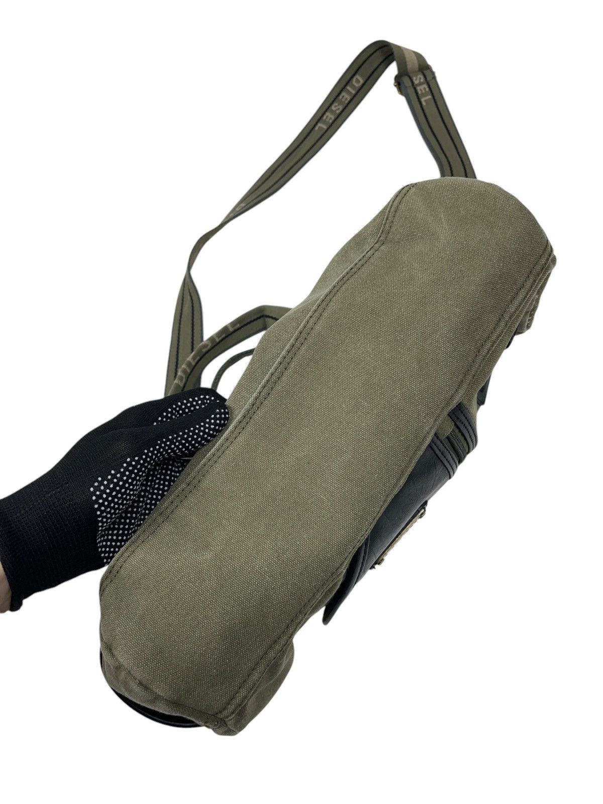 Diesel Vintage Diesel Canvas Khaki Crossbody Bag Utility Size ONE SIZE - 6 Thumbnail