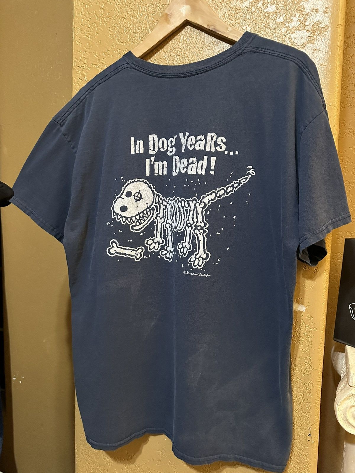 Vintage vtg distressed faded In Dog Years I’m Dead tee xl Size US XL / EU 56 / 4 - 1 Thumbnail