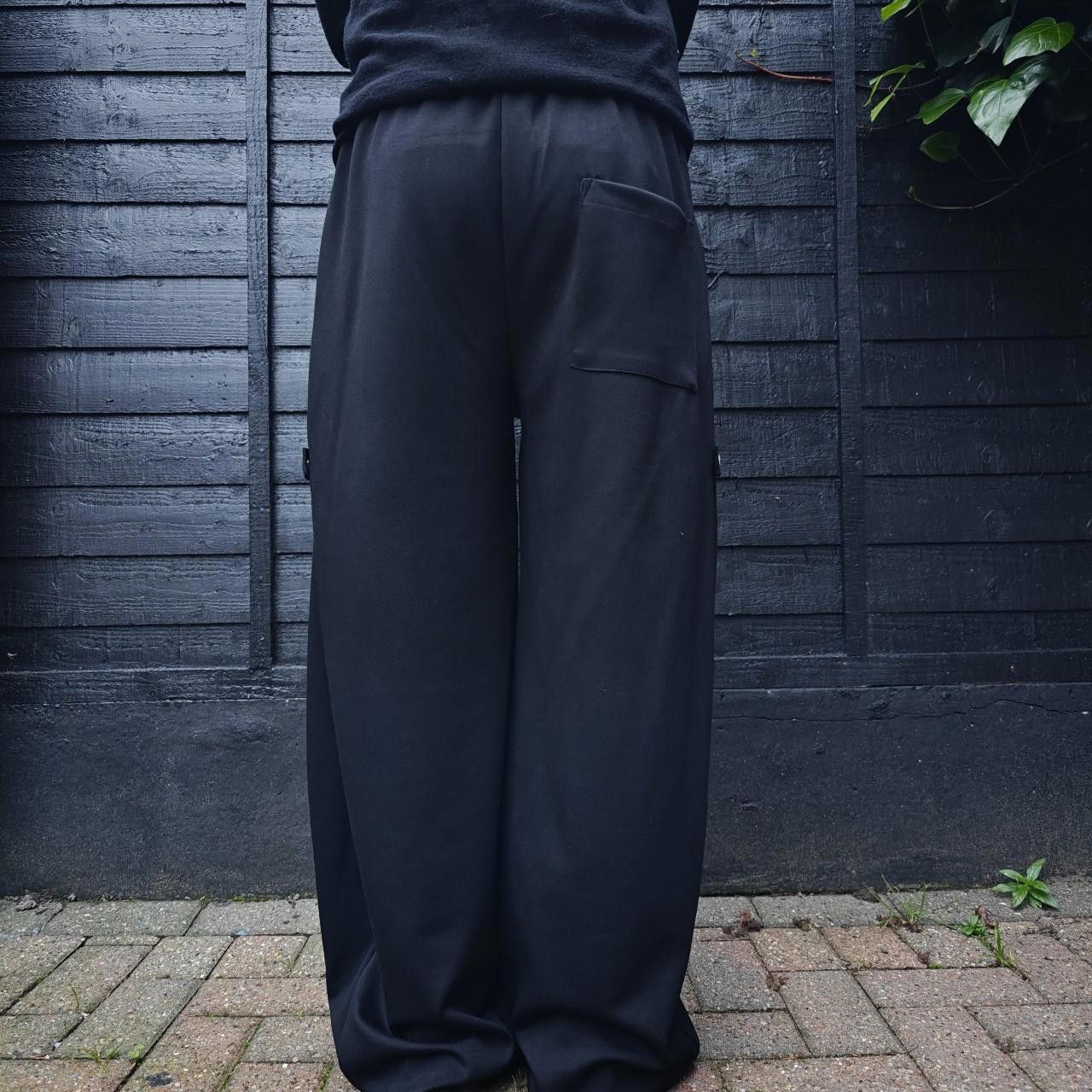 Other Black Technical Wide Leg Joggers Size US 32 / EU 48 - 6 Thumbnail