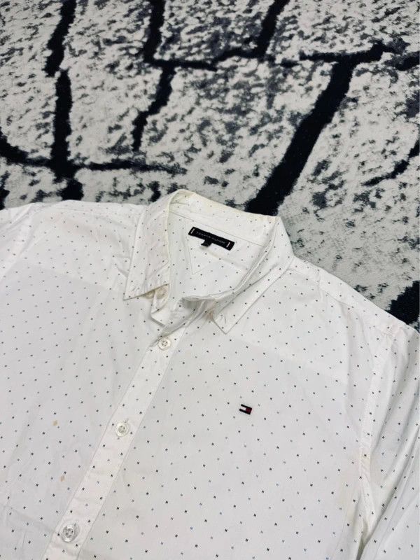 Tommy Hilfiger Tommy Hilfiger polka dot shirt white XS logo Size XS / US 0-2 / IT 36-38 - 3 Thumbnail