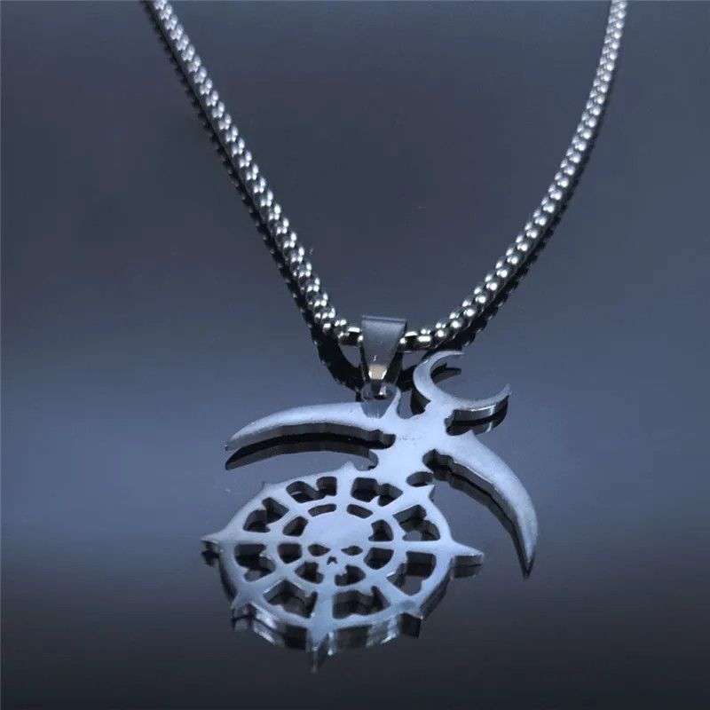 Jewelry Slaanesh Pendant Necklace Emblem Talisman Size ONE SIZE - 1 Thumbnail