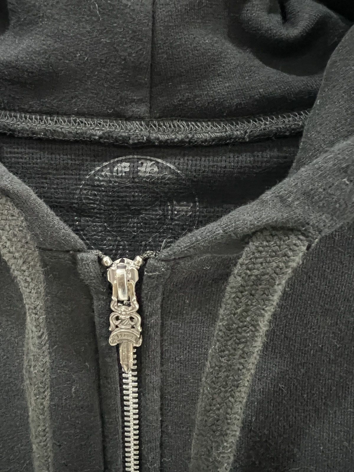Chrome Hearts CHROME HEARTS ZIP UP HOODIE BLACK Size US XL / EU 56 / 4 - 3 Thumbnail