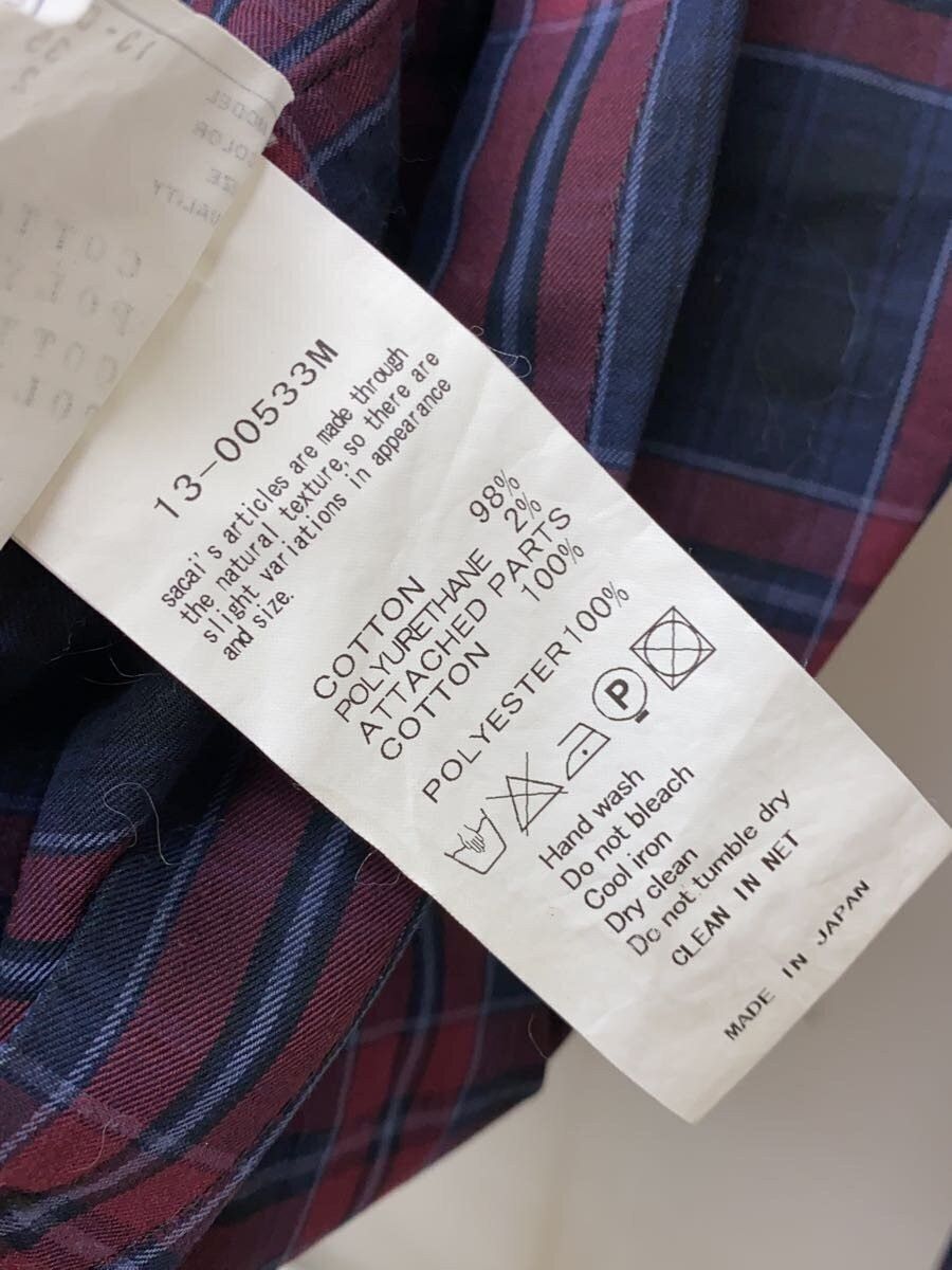 Sacai Flannel Button Up Shirt Size US M / EU 48-50 / 2 - 4 Thumbnail