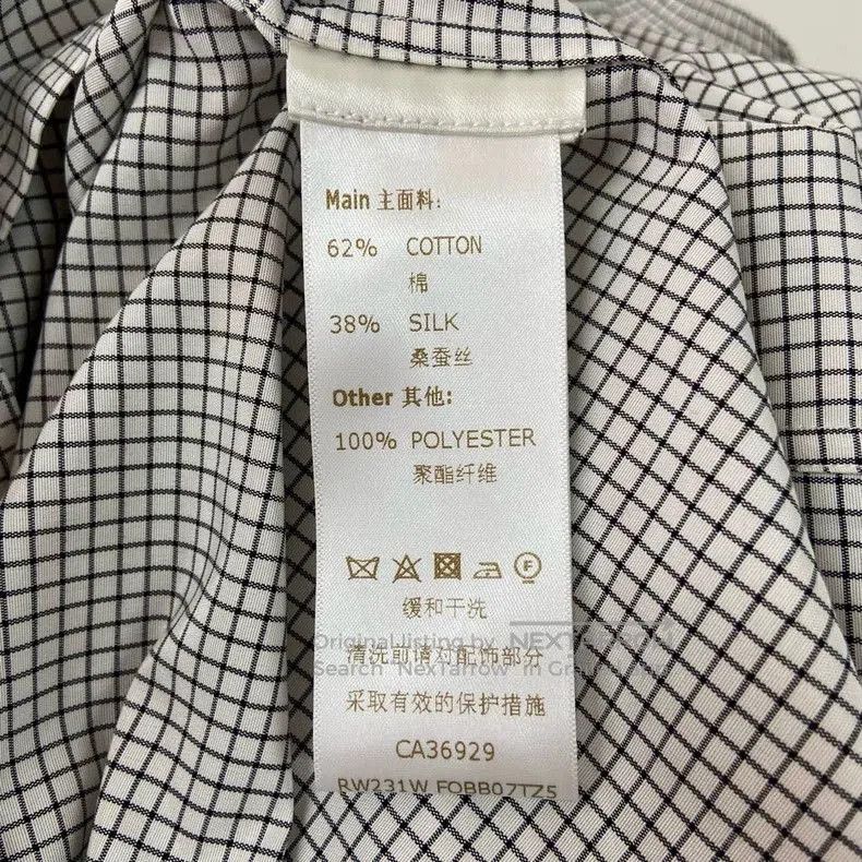 Louis Vuitton Louis Vuitton Checkered Collar Shirt. Size US XS / EU 42 / 0 - 8 Thumbnail