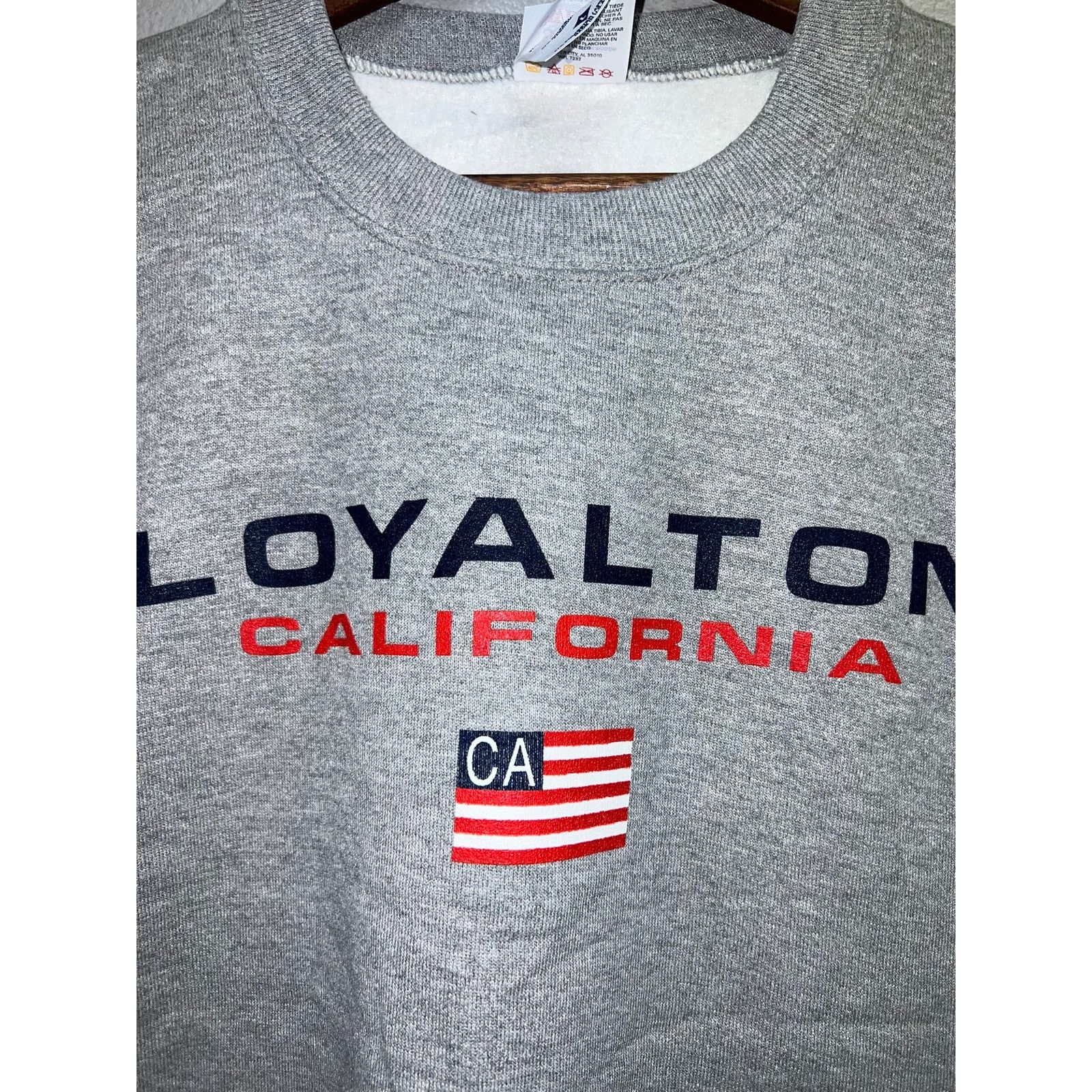 Vintage Vintage Loyalton California Sweatshirt Crewneck Jerzees 90s Size US L / EU 52-54 / 3 - 3 Thumbnail
