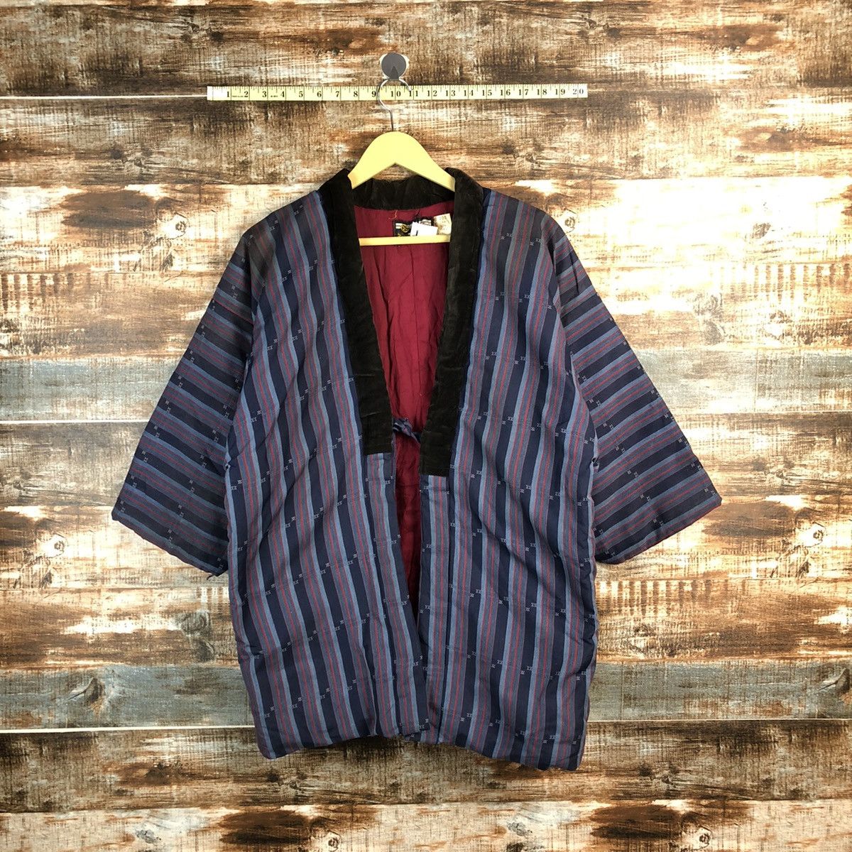 Japan vintage Kimono Blue cardigan #A2312