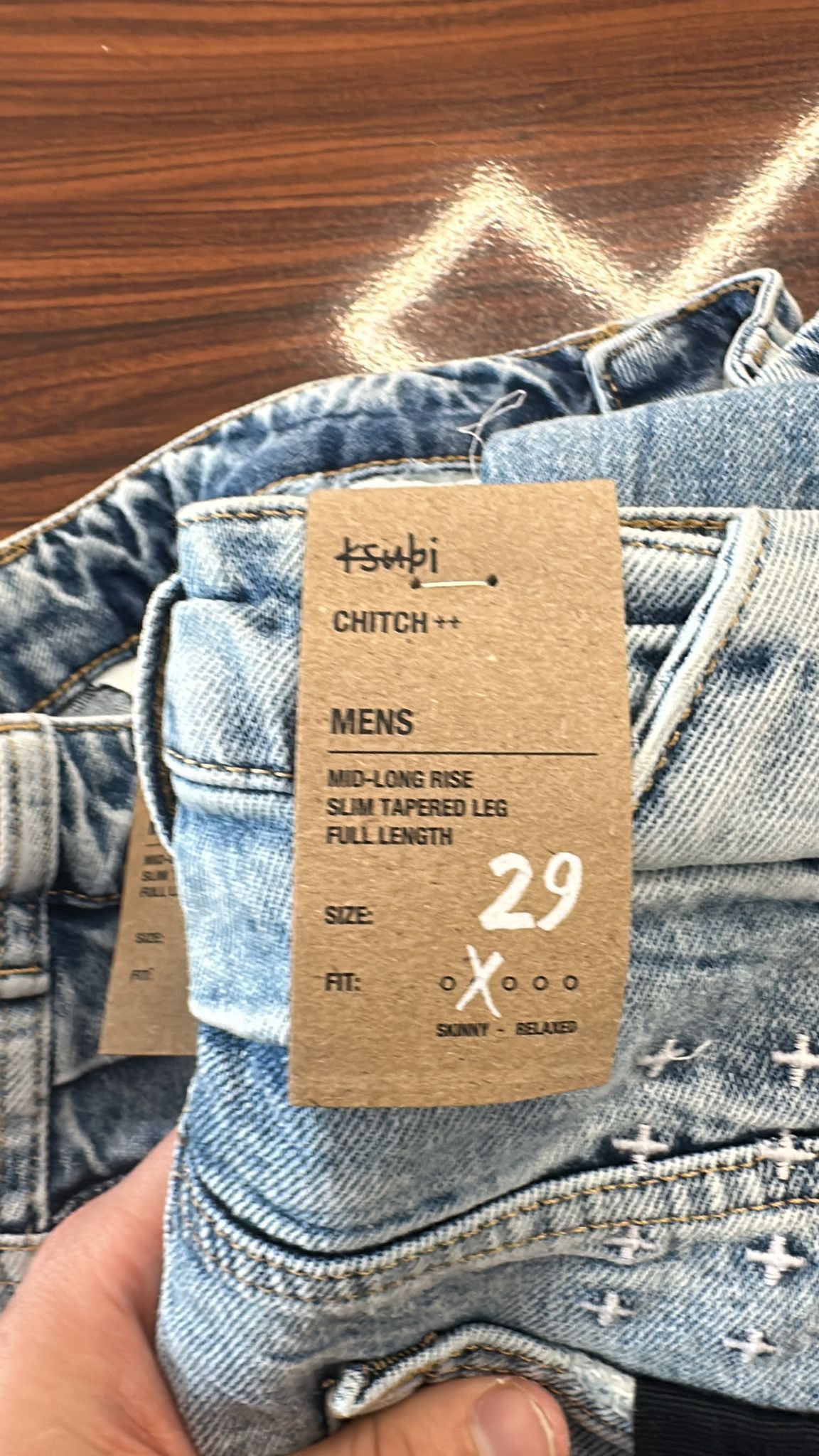 Ksubi Ksubi Get Home Safe Jean Blue Size 29 Size US 29 - 6 Thumbnail