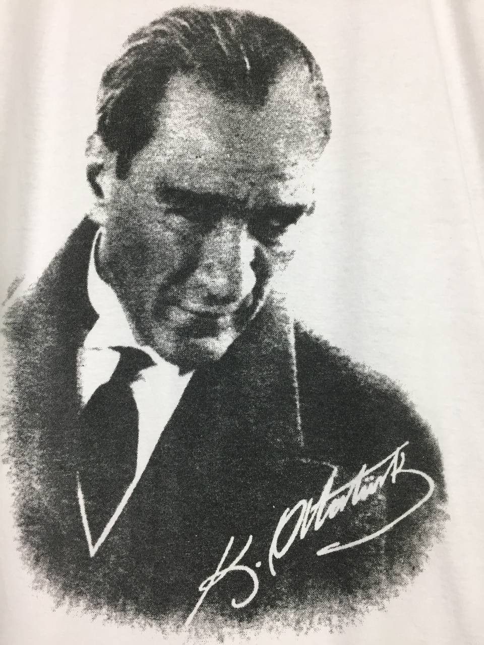 Vintage Vtg Mustafa Kemal Atatürk Turkish Heritage Memorial Tee Size US M / EU 48-50 / 2 - 4 Thumbnail