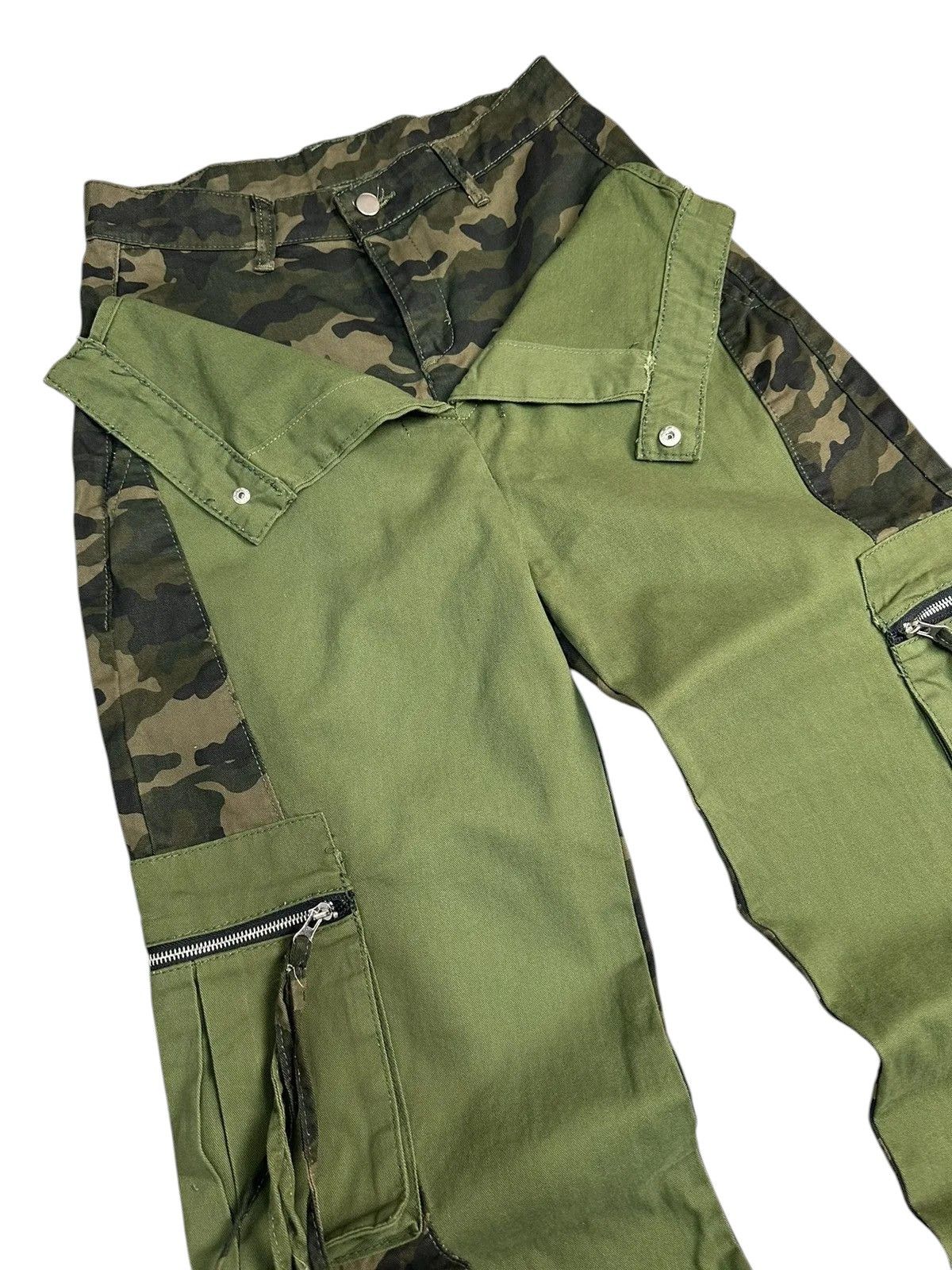 GOA Vintage LGB GOA Flare Military Cargo Pants Ifsixwasnine Size US 32 / EU 48 - 10 Thumbnail