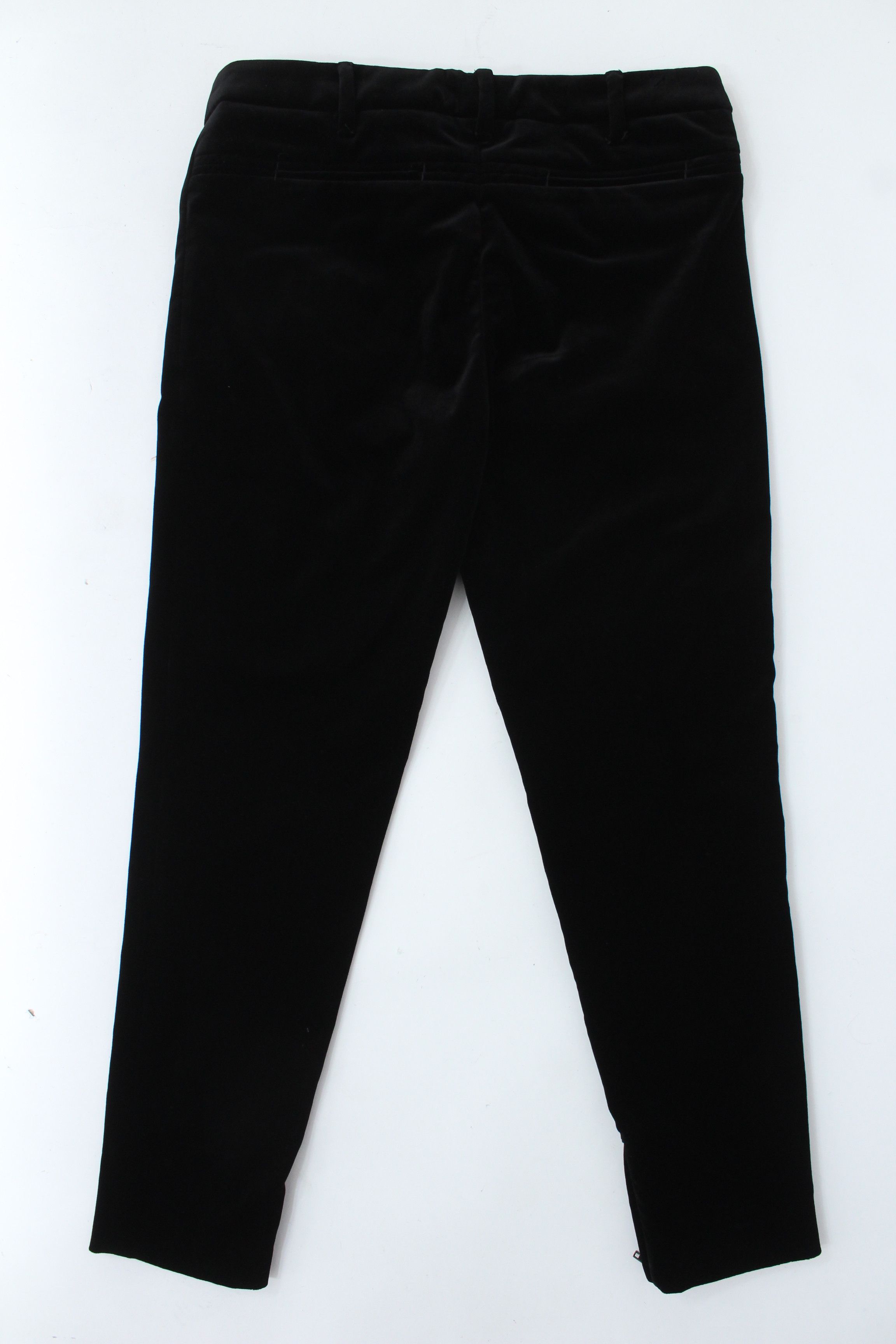 Miu Miu Miu Miu Black Velvet Ankle Zip Trousers Pants IT 40 Size 27" / US 4 / IT 40 - 5 Thumbnail