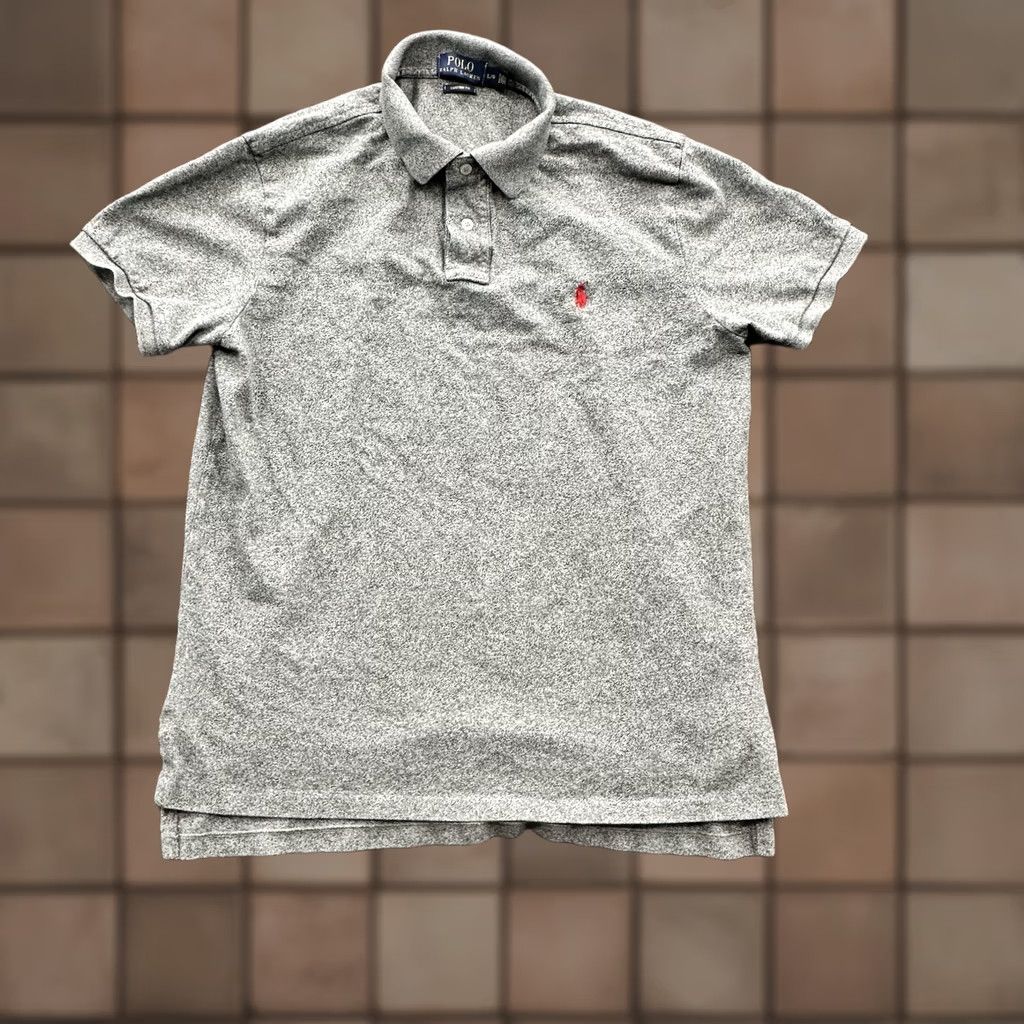 Ralph Lauren Polo Ralph Lauren Polo Shirt Men Large Gray Cotton Golf Preppy Casual Shirt Polo Size US L / EU 52-54 / 3 - 1 Thumbnail