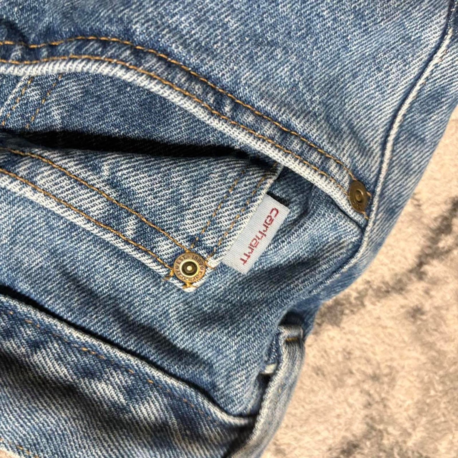 Carhartt Vintage carharrt denim workwear carpenter Size US 38 / EU 54 - 7 Thumbnail