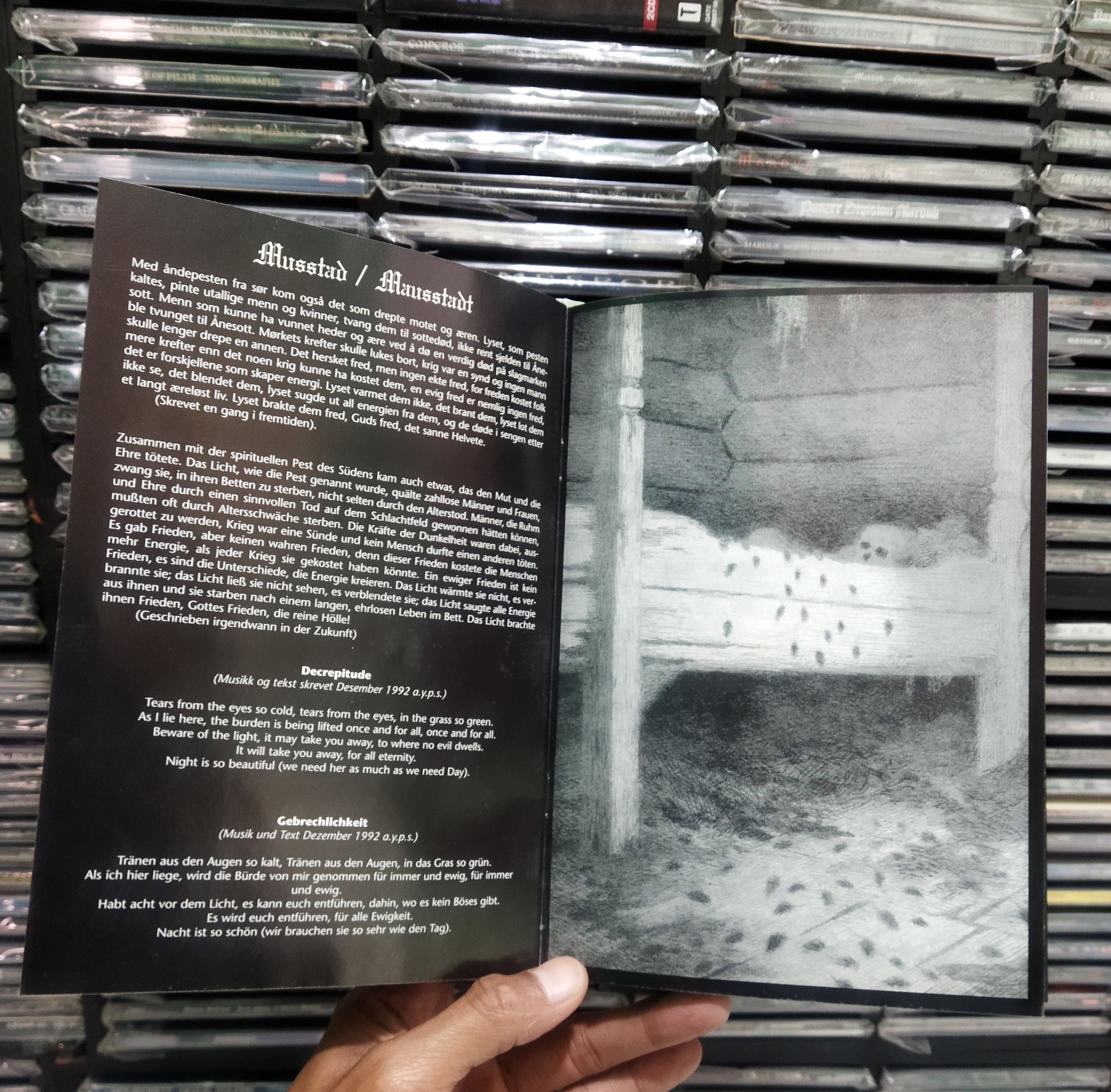 Vintage Sick Rare 🔥 BURZUM - filosofem - limited A5 digibook Size ONE SIZE - 8 Thumbnail