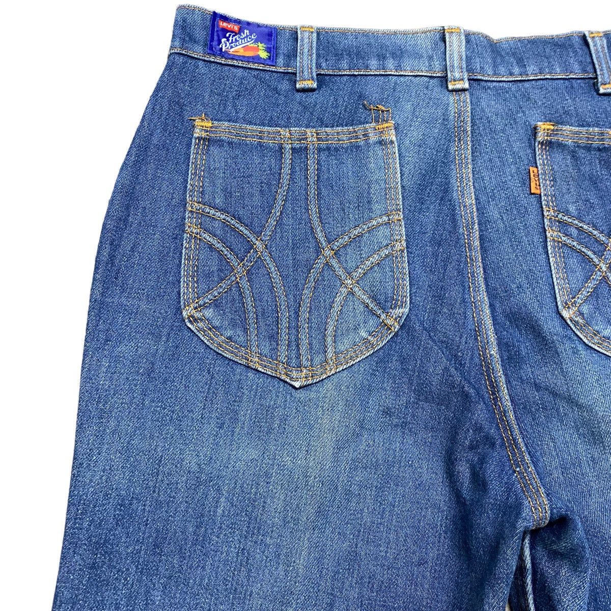 Levi's Vintage 70s Levis Fresh Produce 624 Flare Jeans Size 29" - 11 Thumbnail
