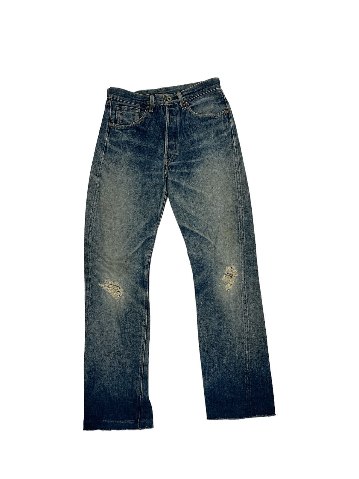 Levi's Vintage Clothing Vintage Levi’s S501XX WW2 Reproduction LVC W30 redline Big E Size US 28 / EU 44 - 2 Thumbnail