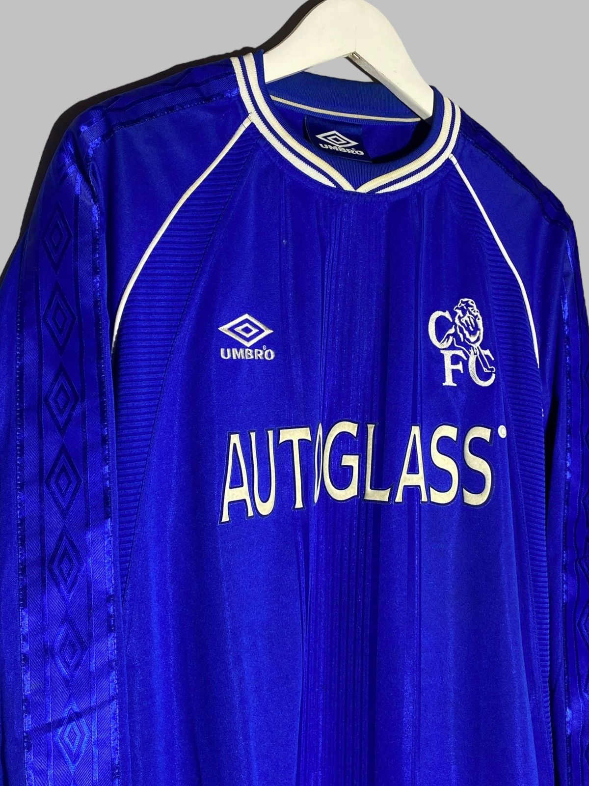 Umbro 🔥 00s CHELSEA ADIDAS JERSEY VINTAGE RARE STAMFORD BRIDGE Size US L / EU 52-54 / 3 - 4 Thumbnail