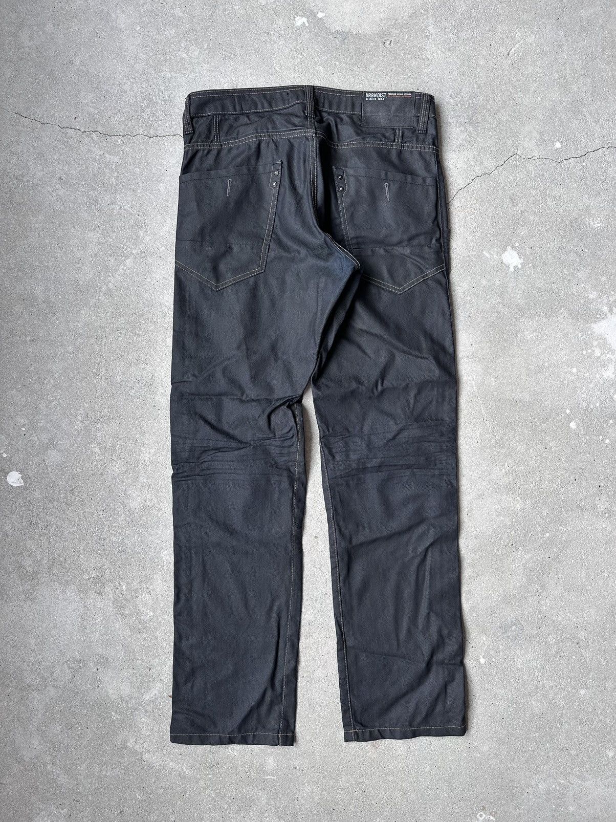 Japanese Brand Japanese Brand Waxed Stacked Jeans Size US 36 / EU 52 - 10 Thumbnail