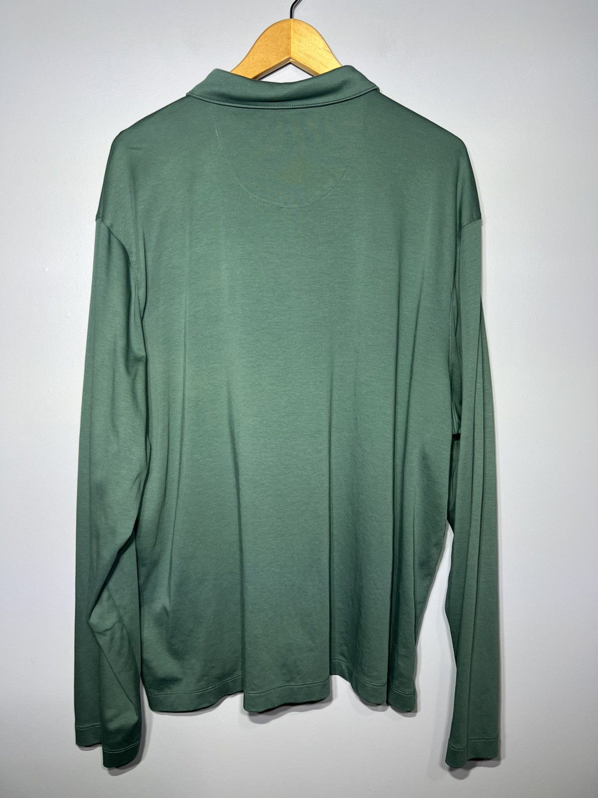 UNTUCKit UNTUCKit Mens 3XL Damaschino Long Sleeve Polo Shirt Reg Fit Size US XXL / EU 58 / 5 - 4 Thumbnail