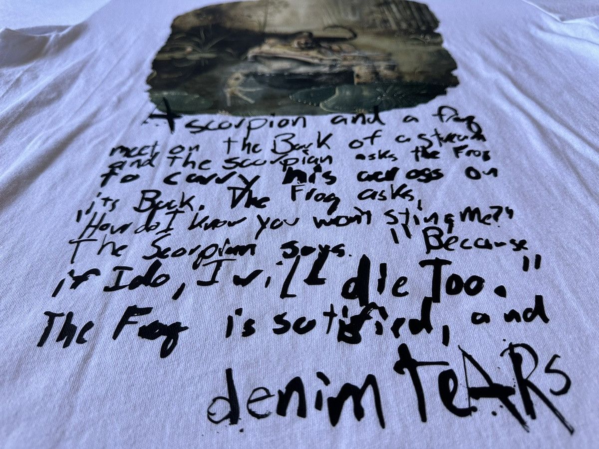 DENIM TEARS Denim Tears The Scorpion and The Frog Fable Tee FW24 Size US L / EU 52-54 / 3 - 10 Thumbnail